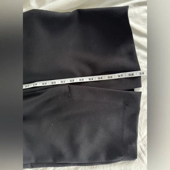 Zara Cream Black Pleated Long Sleeve Contrast Dress Size M (Runs Small) - Picture 13 of 13